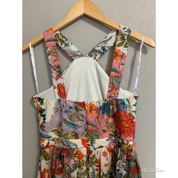 Lulus Medium Lilja Cream Floral Print Maxi Dress NWT Party Wedding Formal -  mordernwear.com